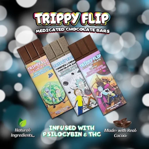 Trippy Flip Milk Chocolate Bar